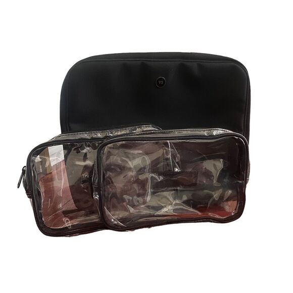 Victoria’s Secret 3 Trio Hanging Travel Bag Toiletry Kit - Picture 2 of 5